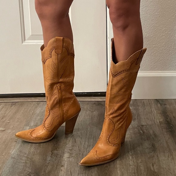 BCBGirls Shoes - Leather Cowgirl Boots